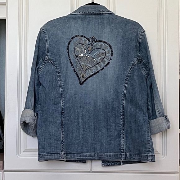 Chico's Jacket with a Heart - Picture 1 of 4